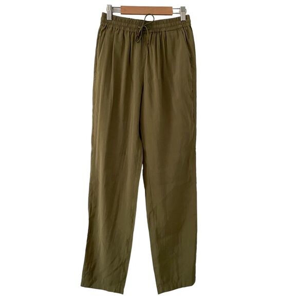 Scotch & Soda Pants - Scotch & Soda Pull-On Drawstring Green Straight Leg Pants XS NWT